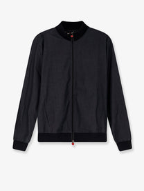 Kiton Men's Cotton Blend Sweatshirt Black