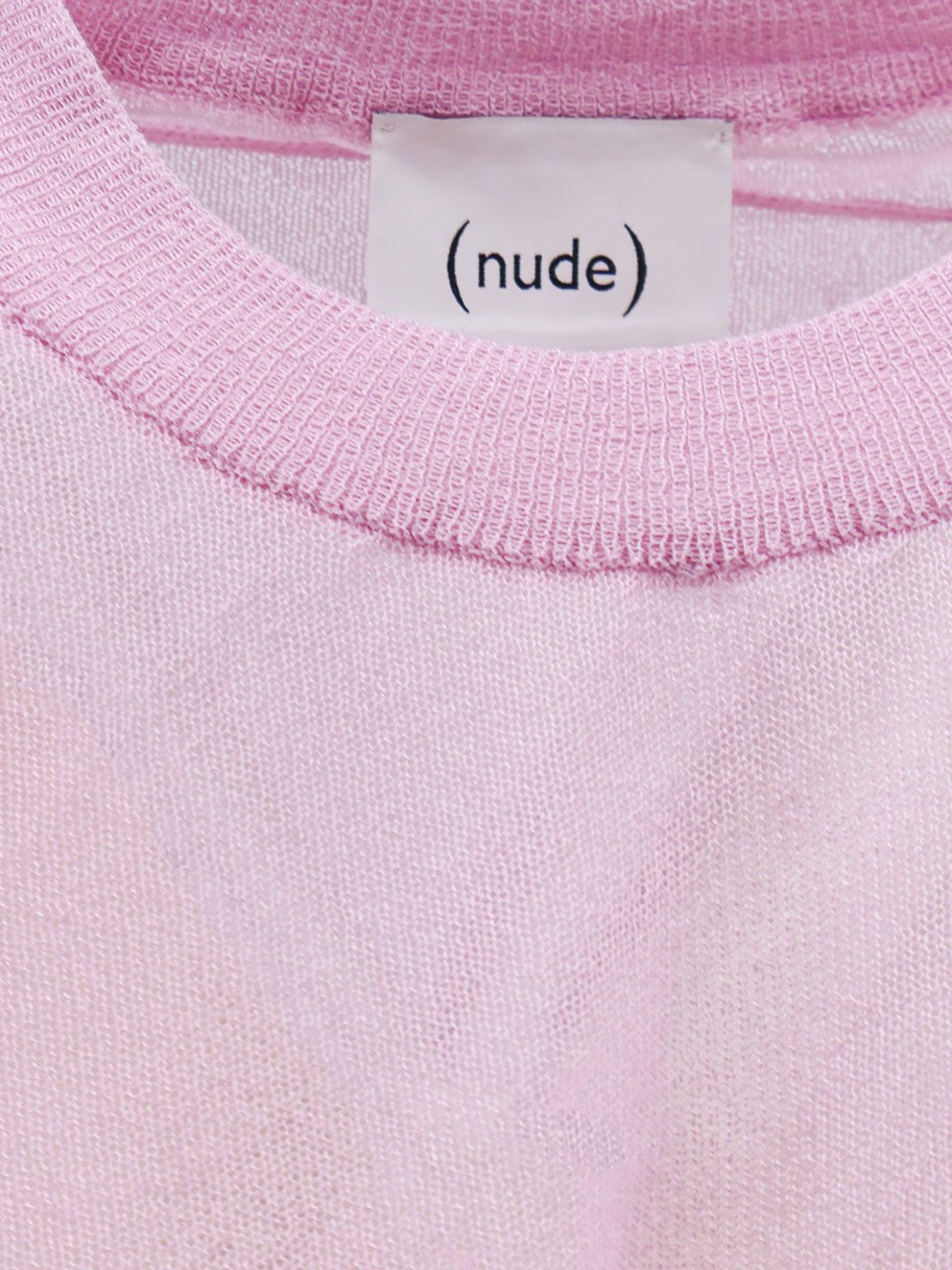 Nude Women's Semi Sheer Cotton Sweater Blue