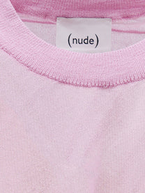 Nude Women's Semi Sheer Cotton Sweater Blue