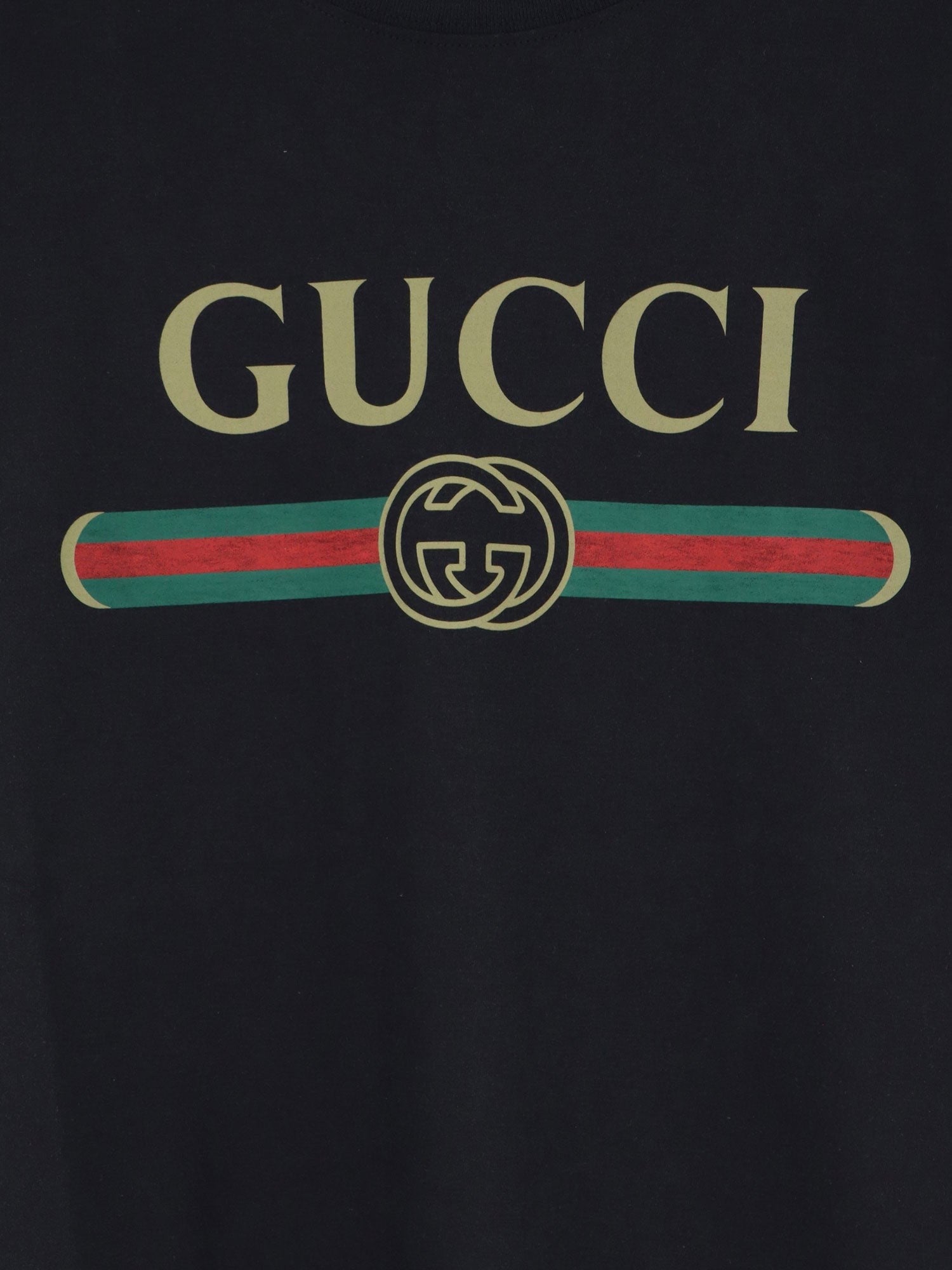 Gucci Men's Cotton Blend Shirt Black