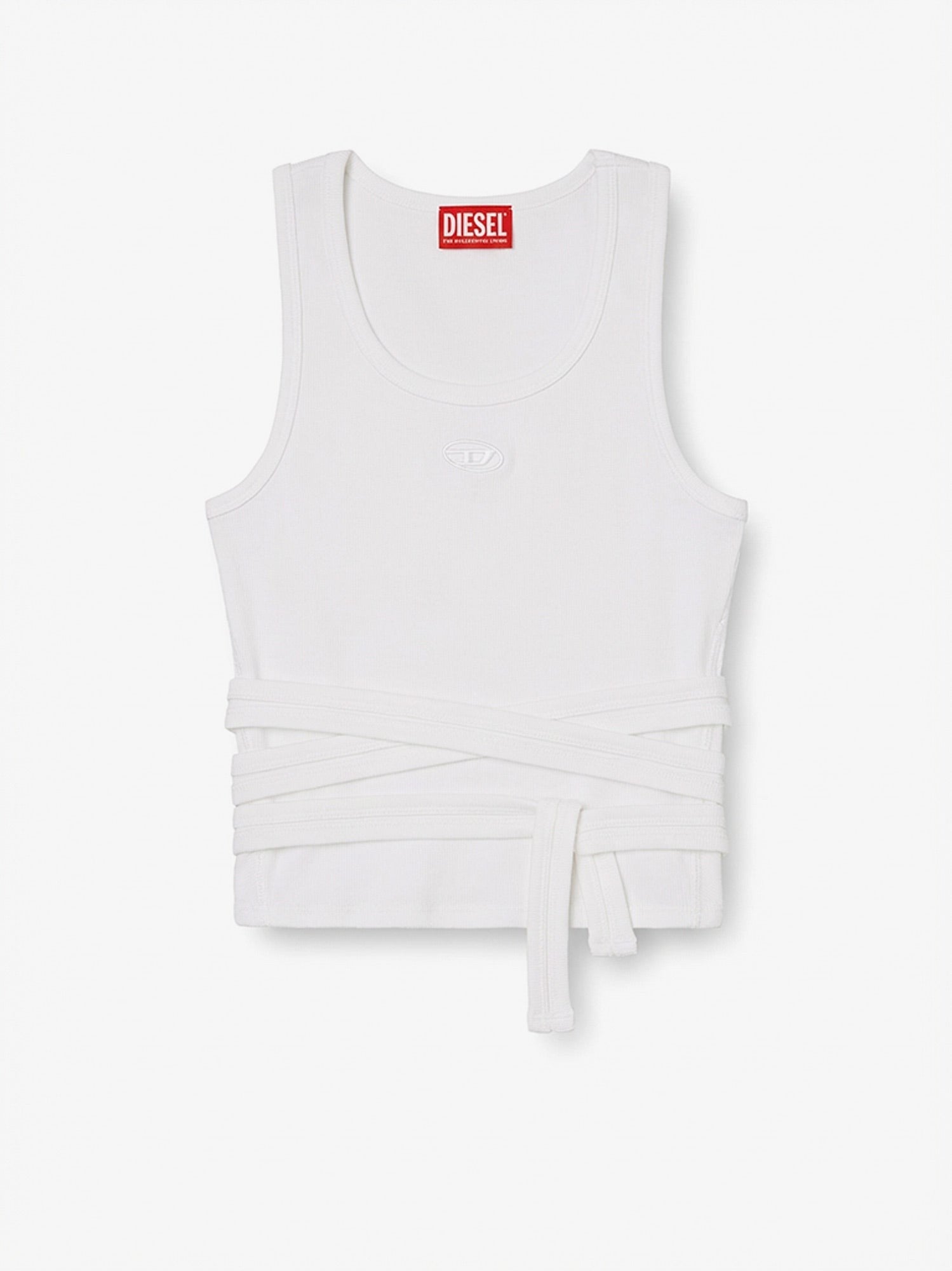 Diesel Women's Cotton Blend Tank Top White