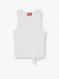 Diesel Women's Cotton Blend Tank Top White