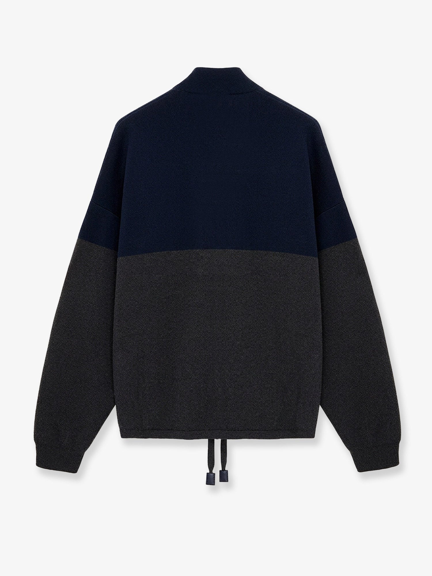 Loewe Men's Cotton Blend Zip up Cardigan Blue