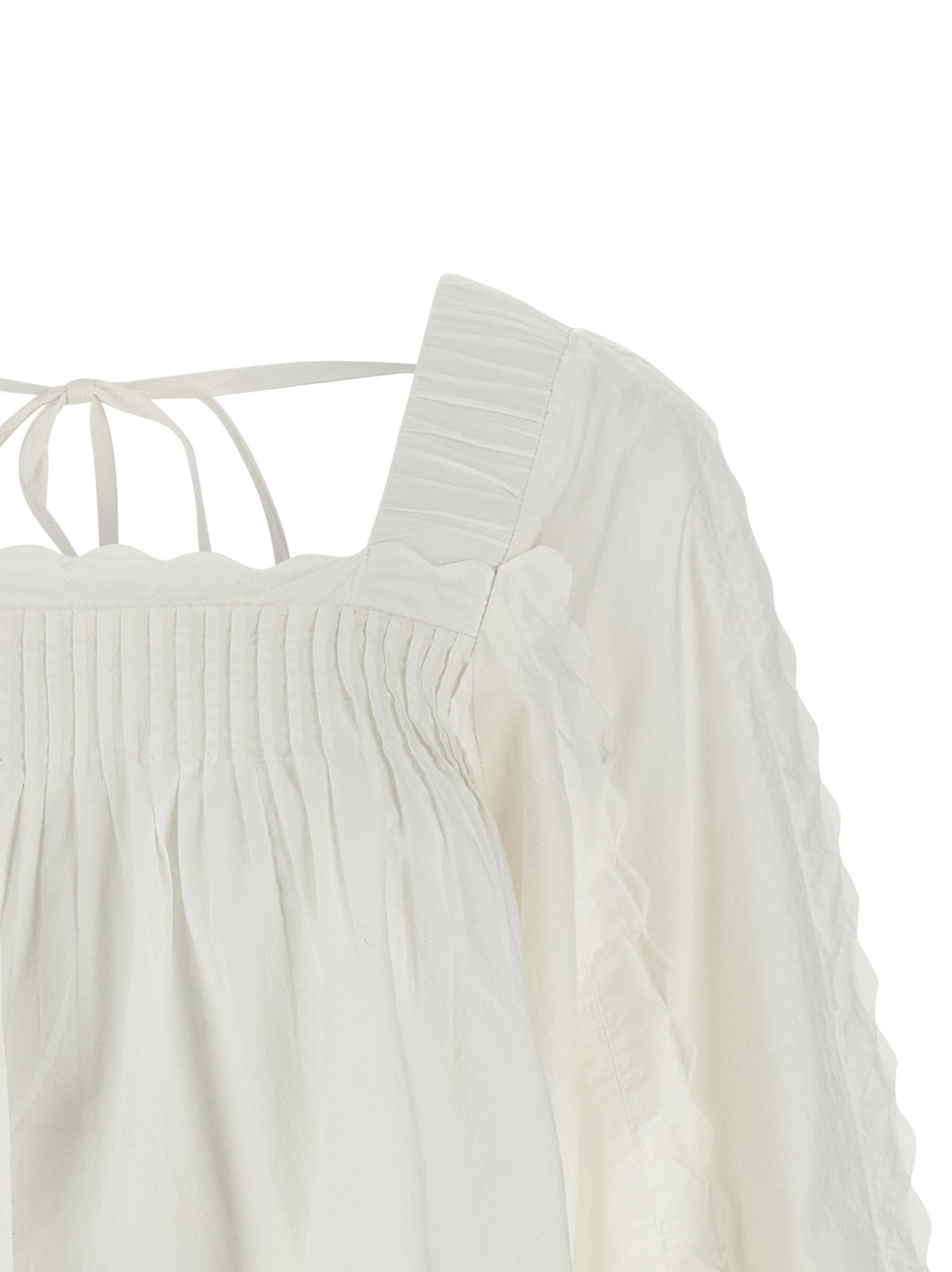 FARM Rio Cotton Blouse White