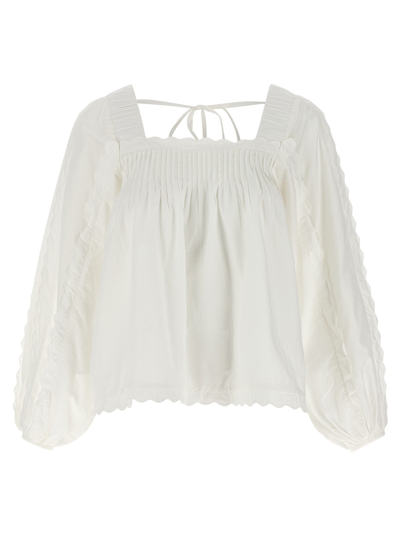 FARM Rio Cotton Blouse White