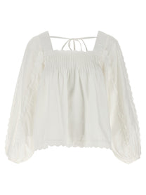 FARM Rio Cotton Blouse White