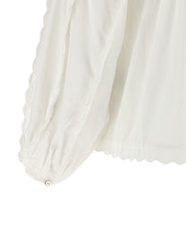 FARM Rio Cotton Blouse White