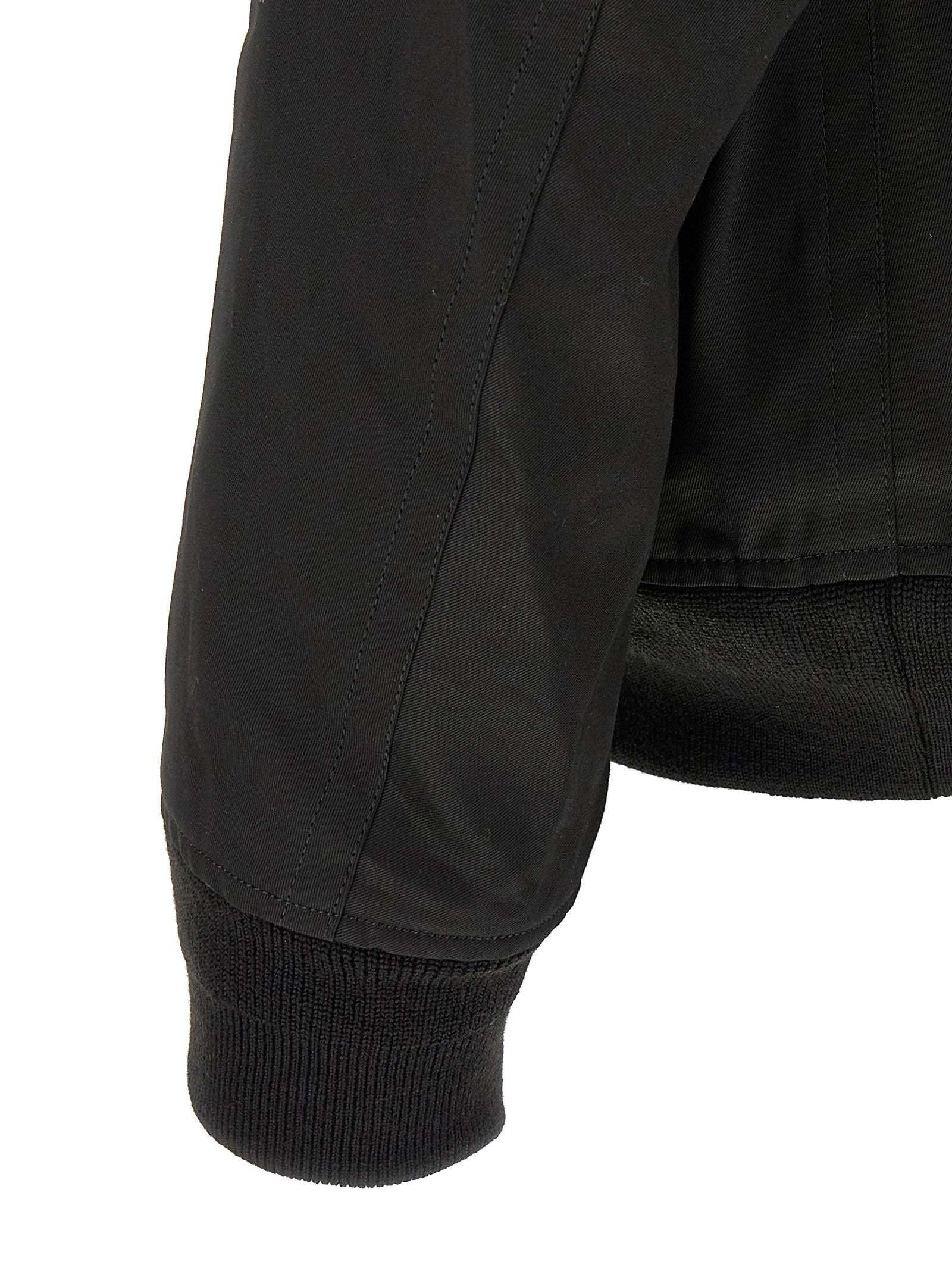 Sacai Cotton Blouson Jacket Black