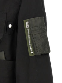 Sacai Cotton Blouson Jacket Black