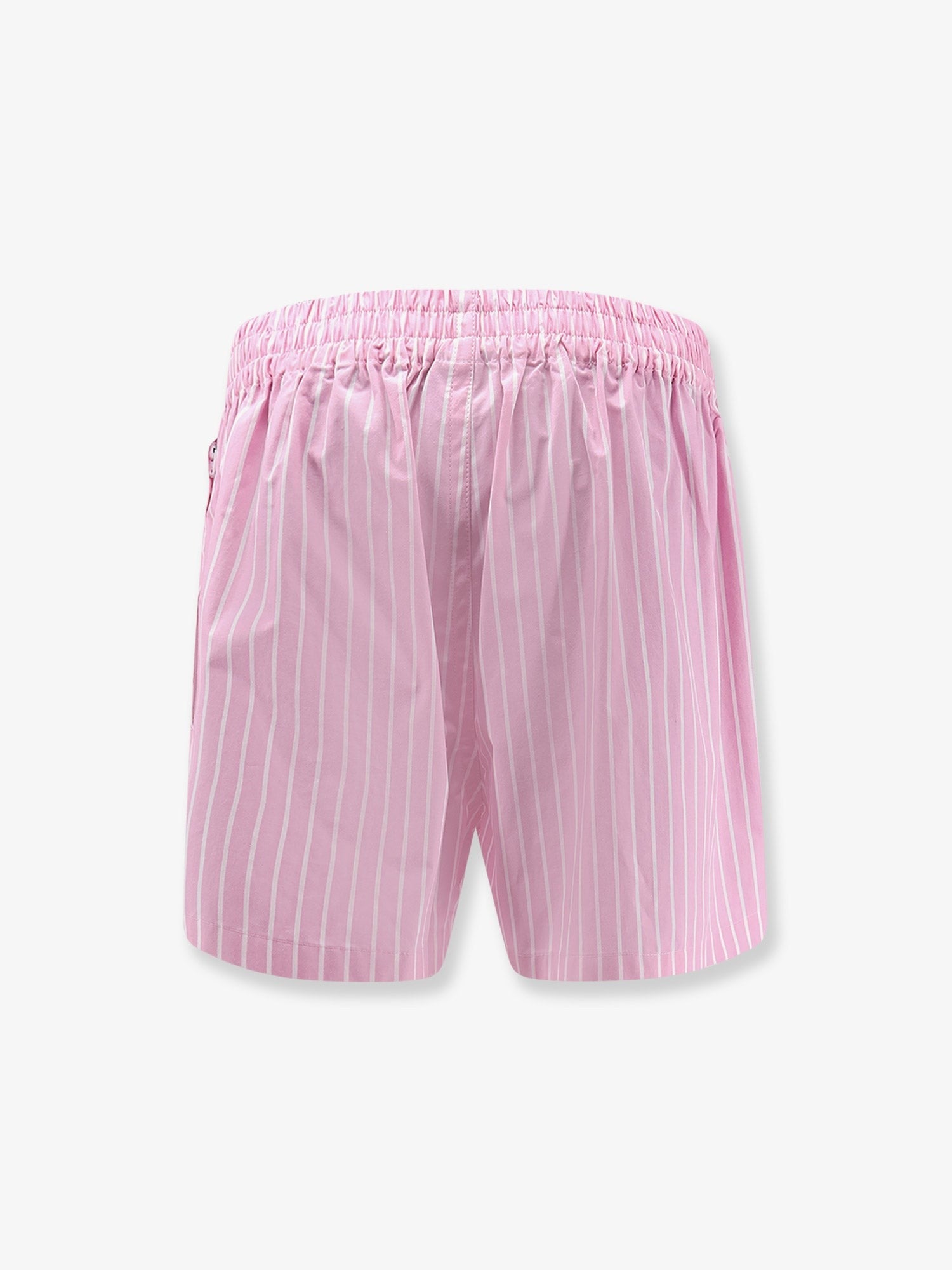 Balenciaga Women's Cotton Boxer Shorts Blue