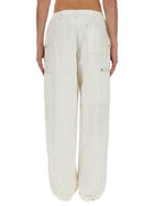 MM6 Maison Margiela Men's Cotton Canvas Pants White, view 3