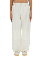 MM6 Maison Margiela Men's Cotton Canvas Pants White
