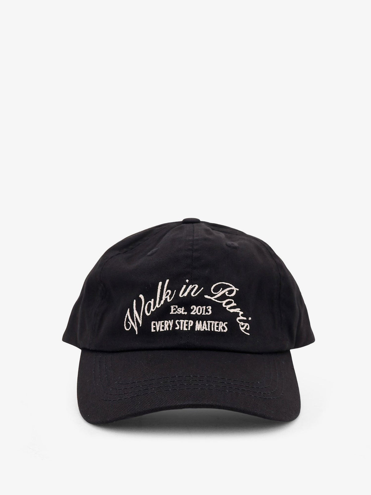 Walk In Paris Men's Cotton Cap Black