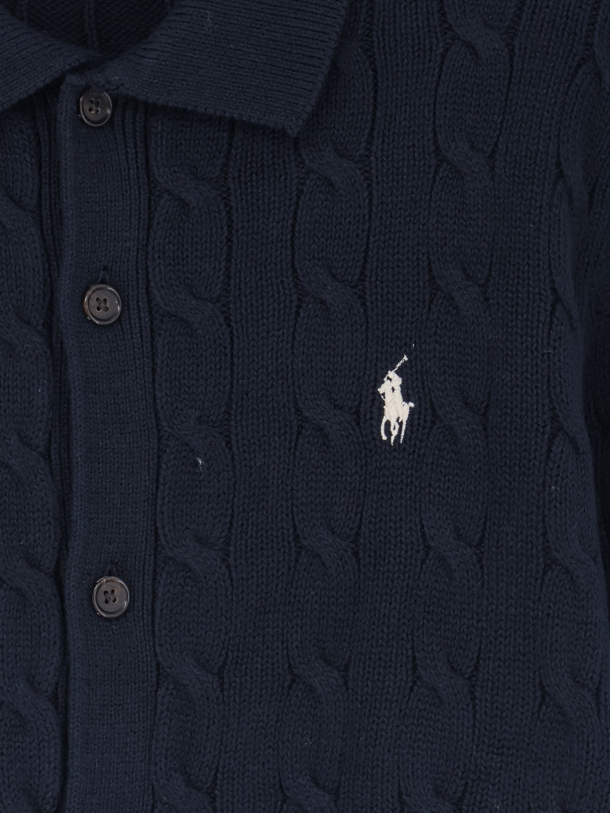 Polo Ralph Lauren Men's Cotton Cardigan Blue, view 3