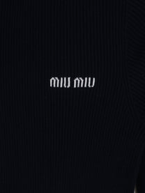 Miu Miu Women's Cotton Cardigan Blue