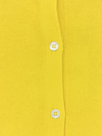 ASPESI Women's Cotton Cardigan Yellow