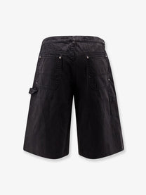 Tonywack Men's Cotton Cargo Bermuda Shorts Black
