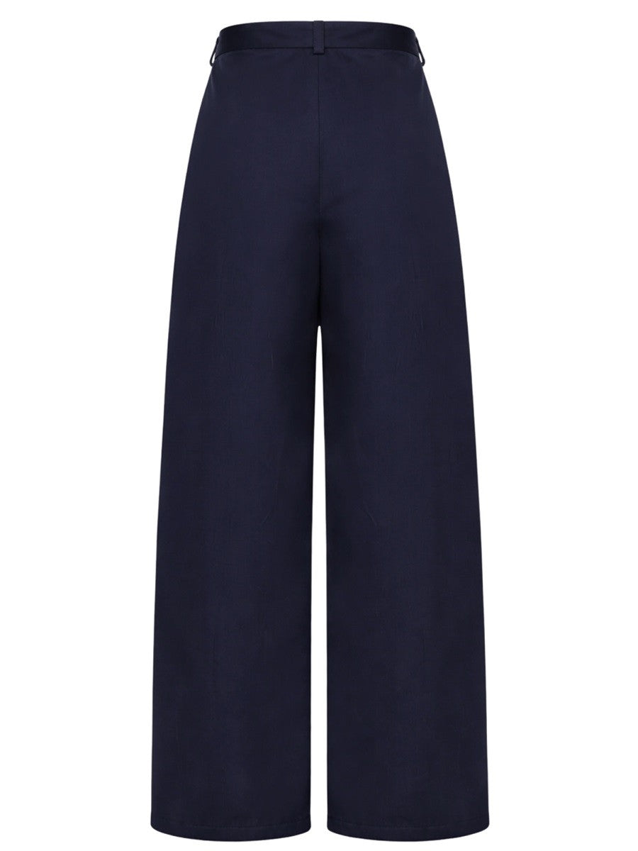 Stella McCartney Women's Cotton Cargo Pants Blue
