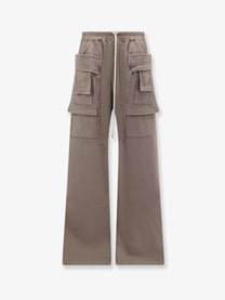 DRKSHDW Men's Cotton Cargo Trousers Grey