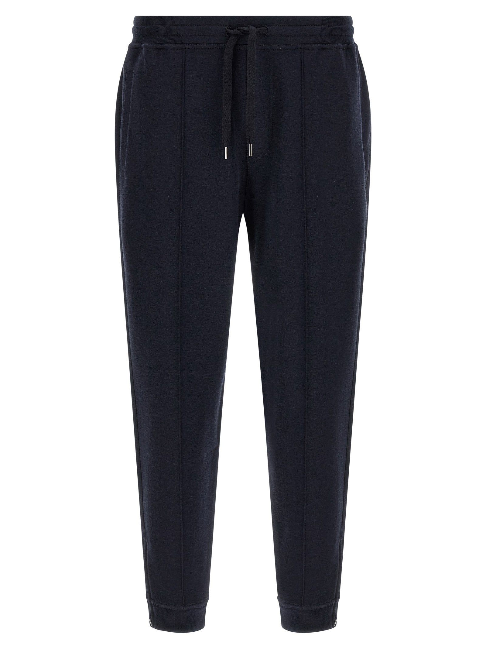 Brunello Cucinelli Cashmere and Silk Joggers Blue