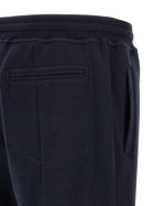 Brunello Cucinelli Cashmere and Silk Joggers Blue, view 4
