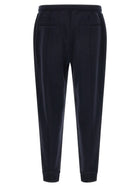 Brunello Cucinelli Cashmere and Silk Joggers Blue, view 2
