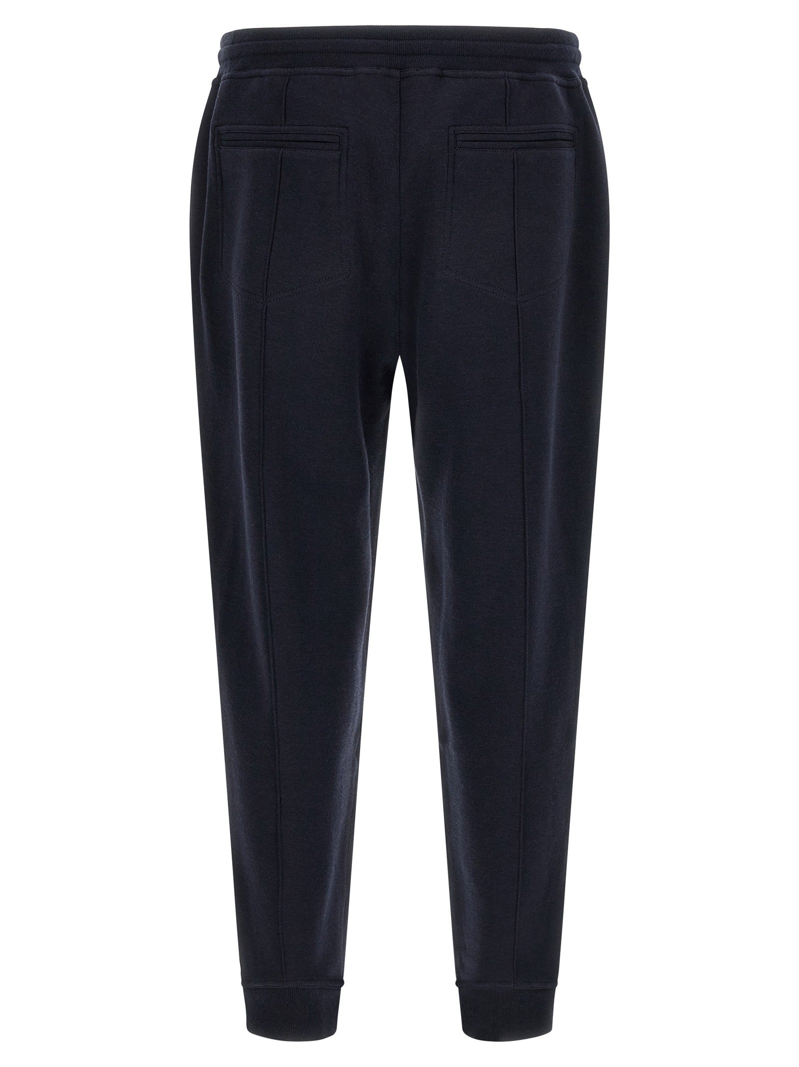 Brunello Cucinelli Cashmere and Silk Joggers Blue