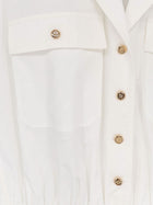 Tory Burch Women's Cotton Chemisier Dress White, view 3