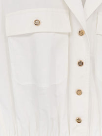 Tory Burch Women's Cotton Chemisier Dress White