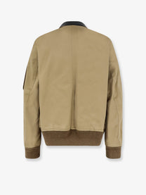Sacai Men's Cotton Chino Jacket Beige, view 2