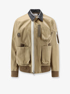 Sacai Men's Cotton Chino Jacket Beige