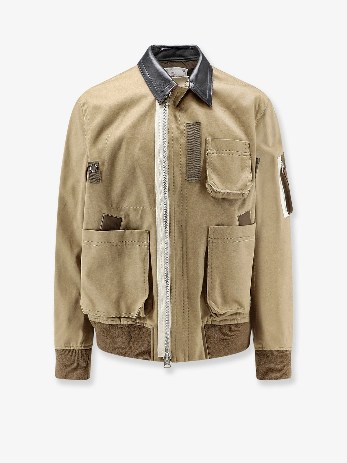 Sacai Men's Cotton Chino Jacket Beige