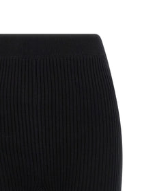 Ganni Cotton Crochet Pants Black
