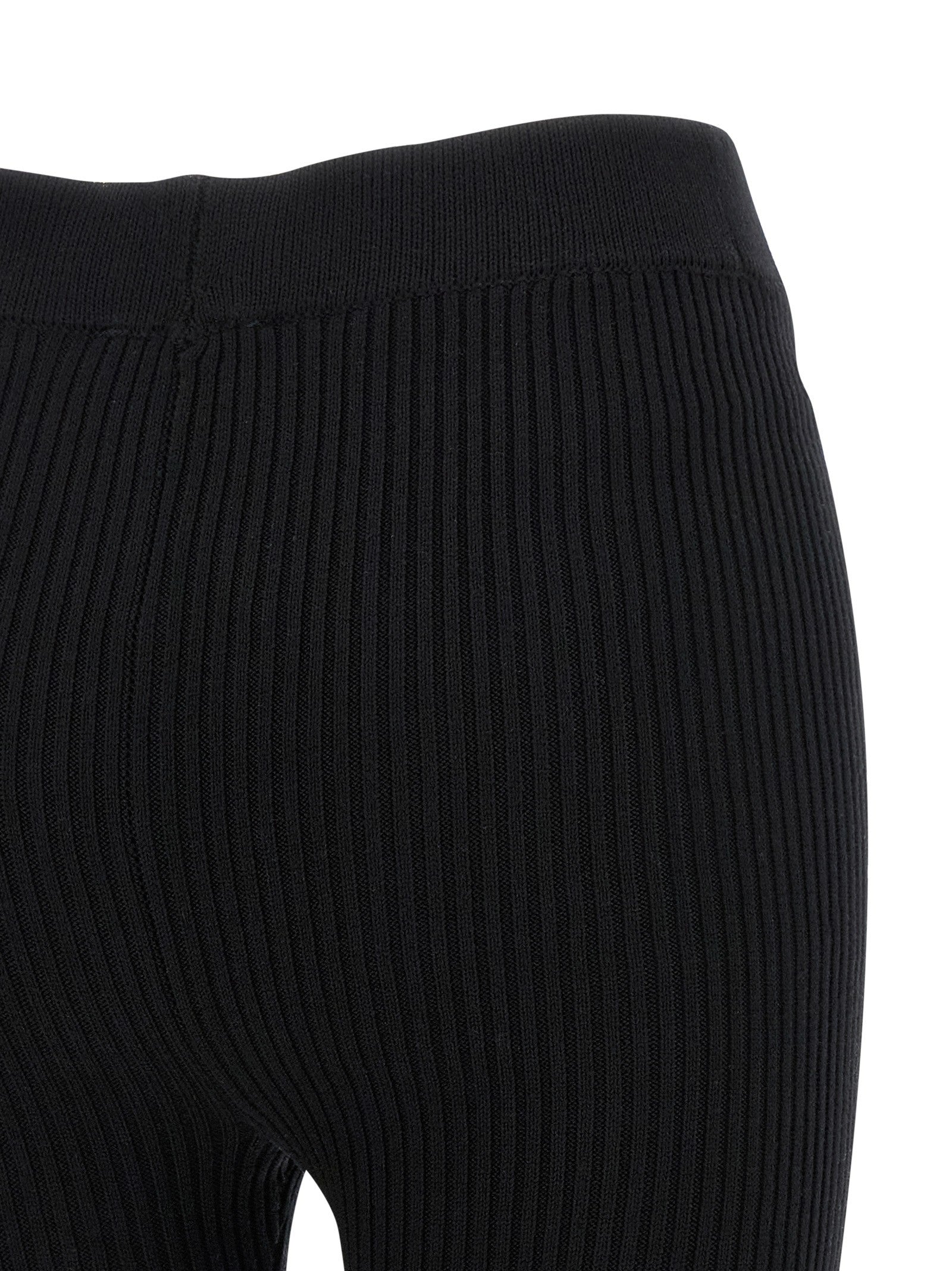 Ganni Cotton Crochet Pants Black