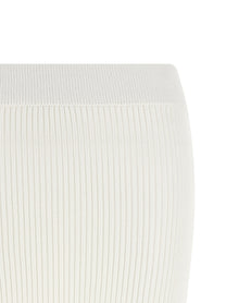 Ganni Cotton Crochet Skirt White
