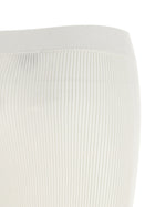 Ganni Cotton Crochet Skirt White, view 4