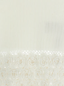 Ganni Cotton Crochet Vest White