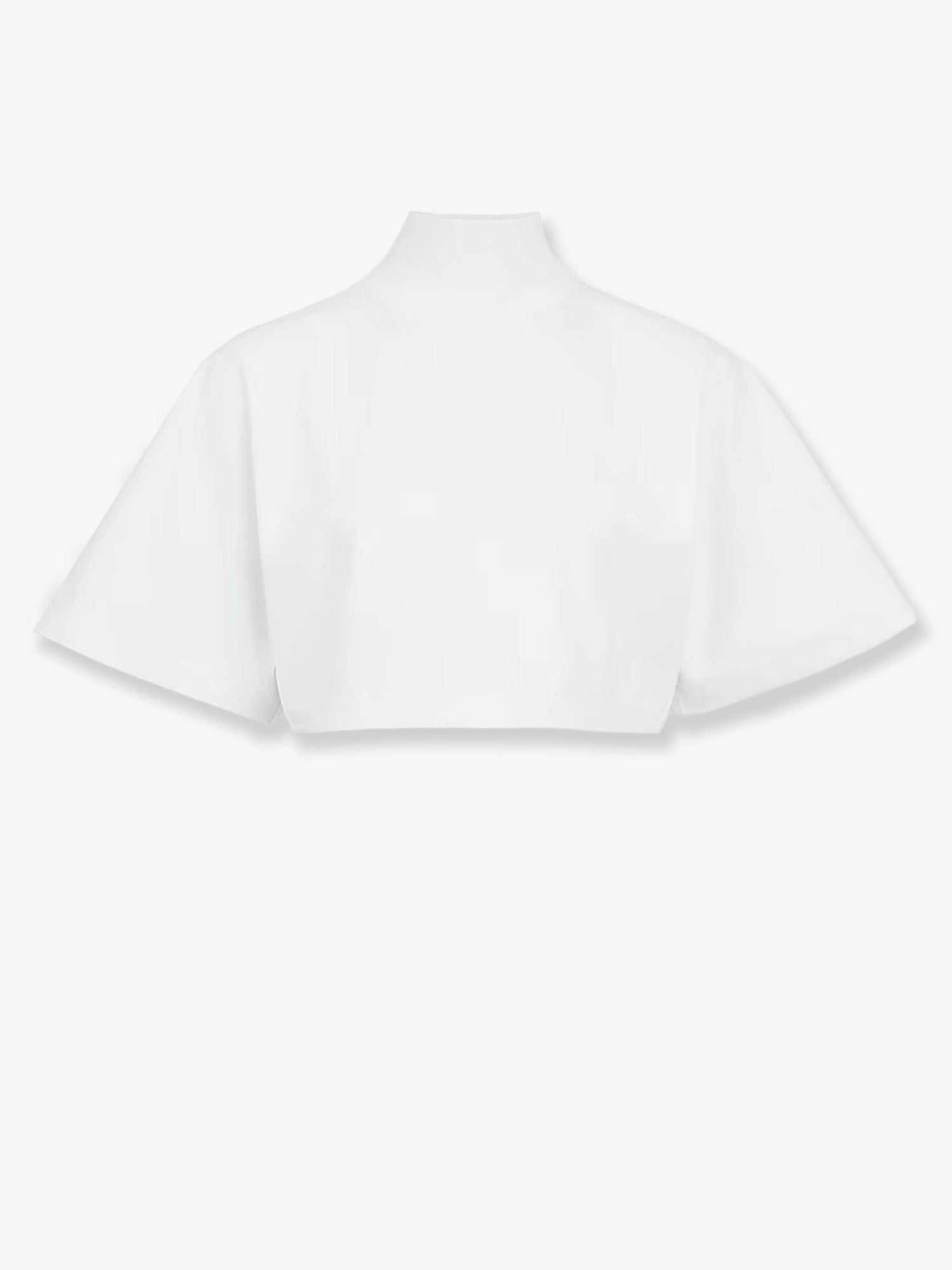 ALAÏA Women's Cotton Crop Shirt White