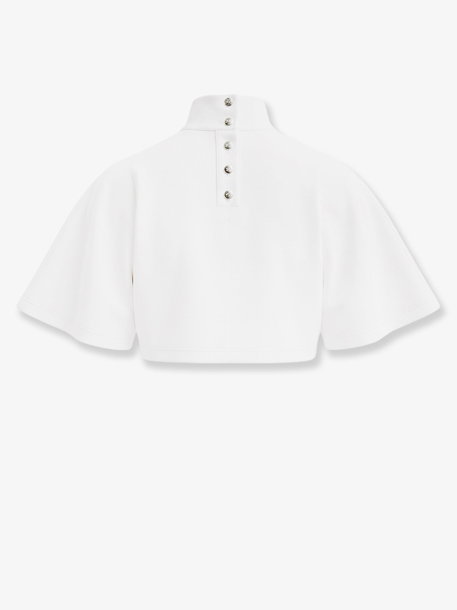 ALAÏA Women's Cotton Crop Shirt White