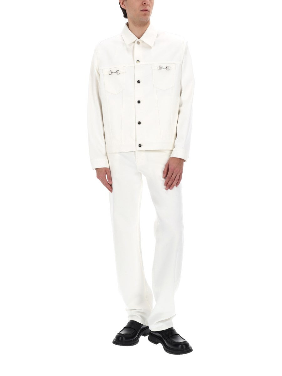 Gucci Men's Cotton Denim Jeans White