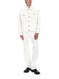 Gucci Men's Cotton Denim Jeans White