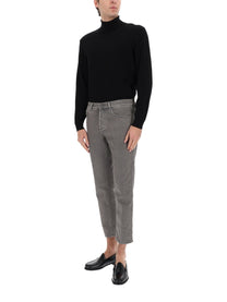 Lardini Men's Cotton Denim Jeans Grey
