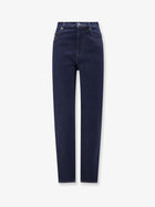 Loewe Women's Cotton Denim Jeans Blue