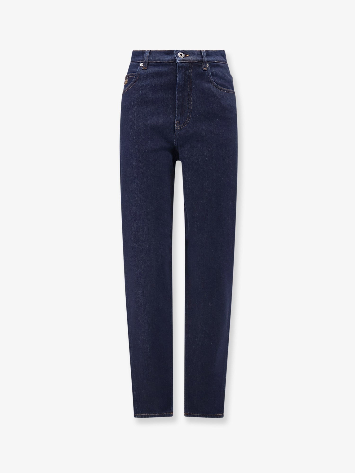 Loewe Women's Cotton Denim Jeans Blue