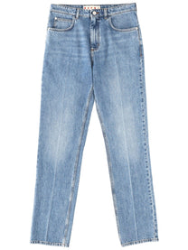 Marni Men's Cotton Denim Pants Blue