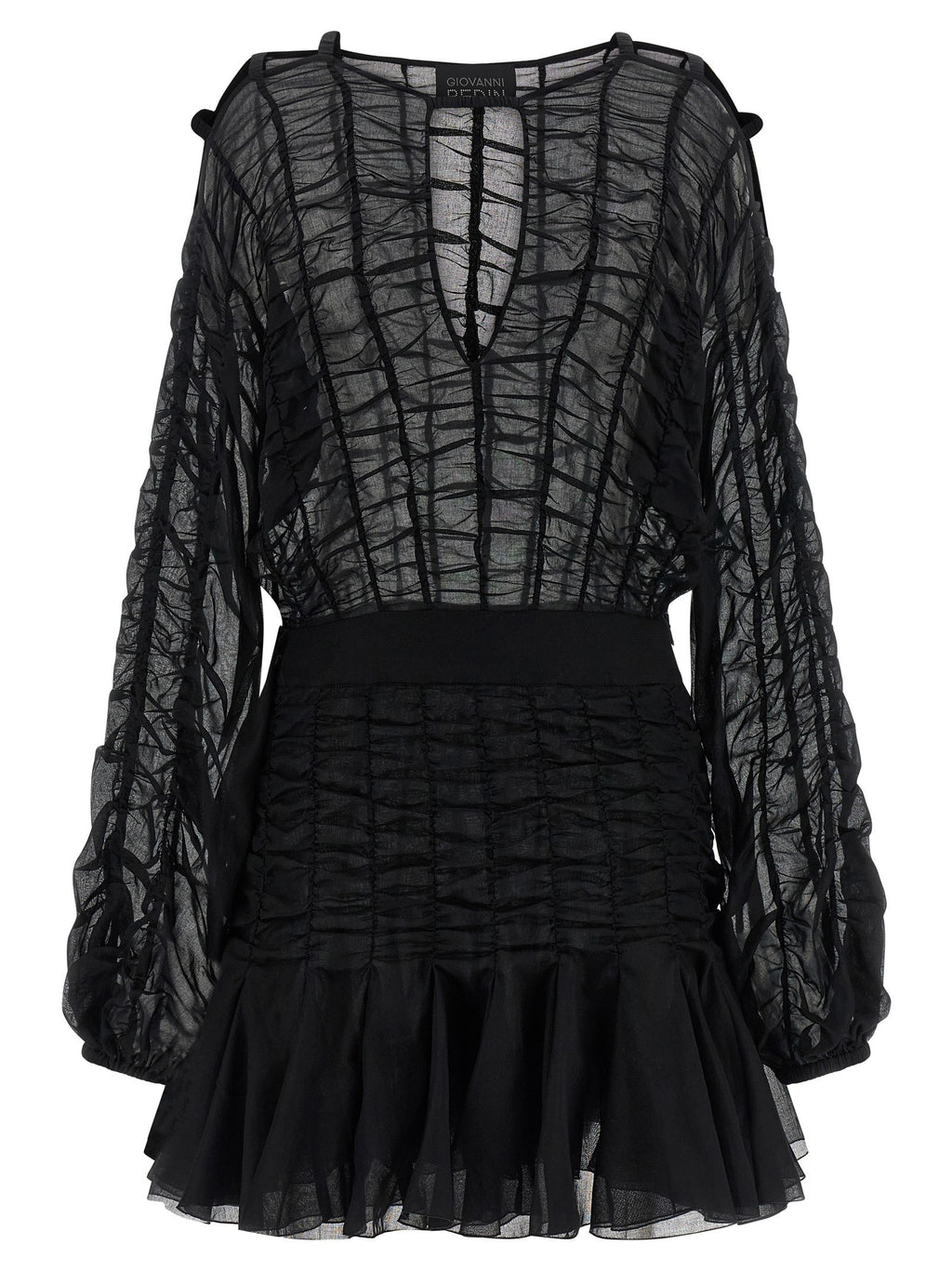 Giovanni Bedin Cotton Dress Black
