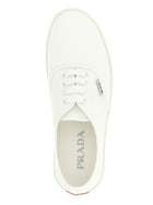 PRADA Cotton Drill Sneakers White, view 4