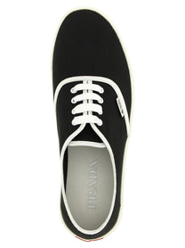 Prada Cotton Drill Sneakers Black