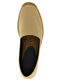Saint Laurent Cotton Espadrilles Beige