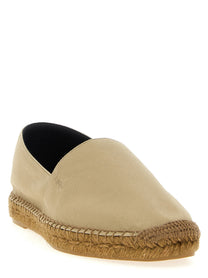 Saint Laurent Cotton Espadrilles Beige